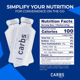 Carbs Fuel Gel Original ingrédients propres et sans conservateurs.