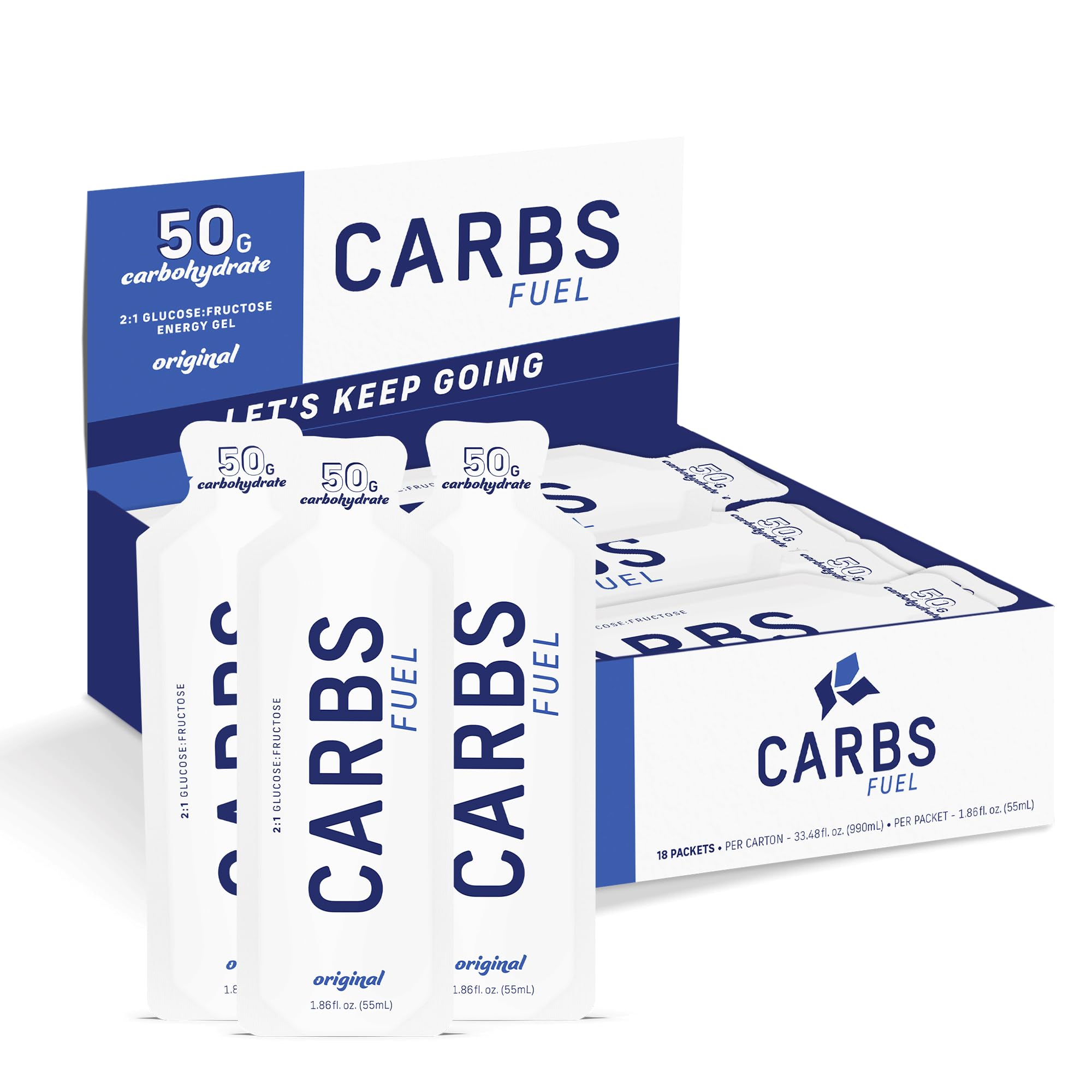 Carbs Fuel Original: emballage 50 g prêt à emporter pour l’entraînement