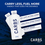 Goût neutre et léger citronné du Gel Carbs Fuel Original
