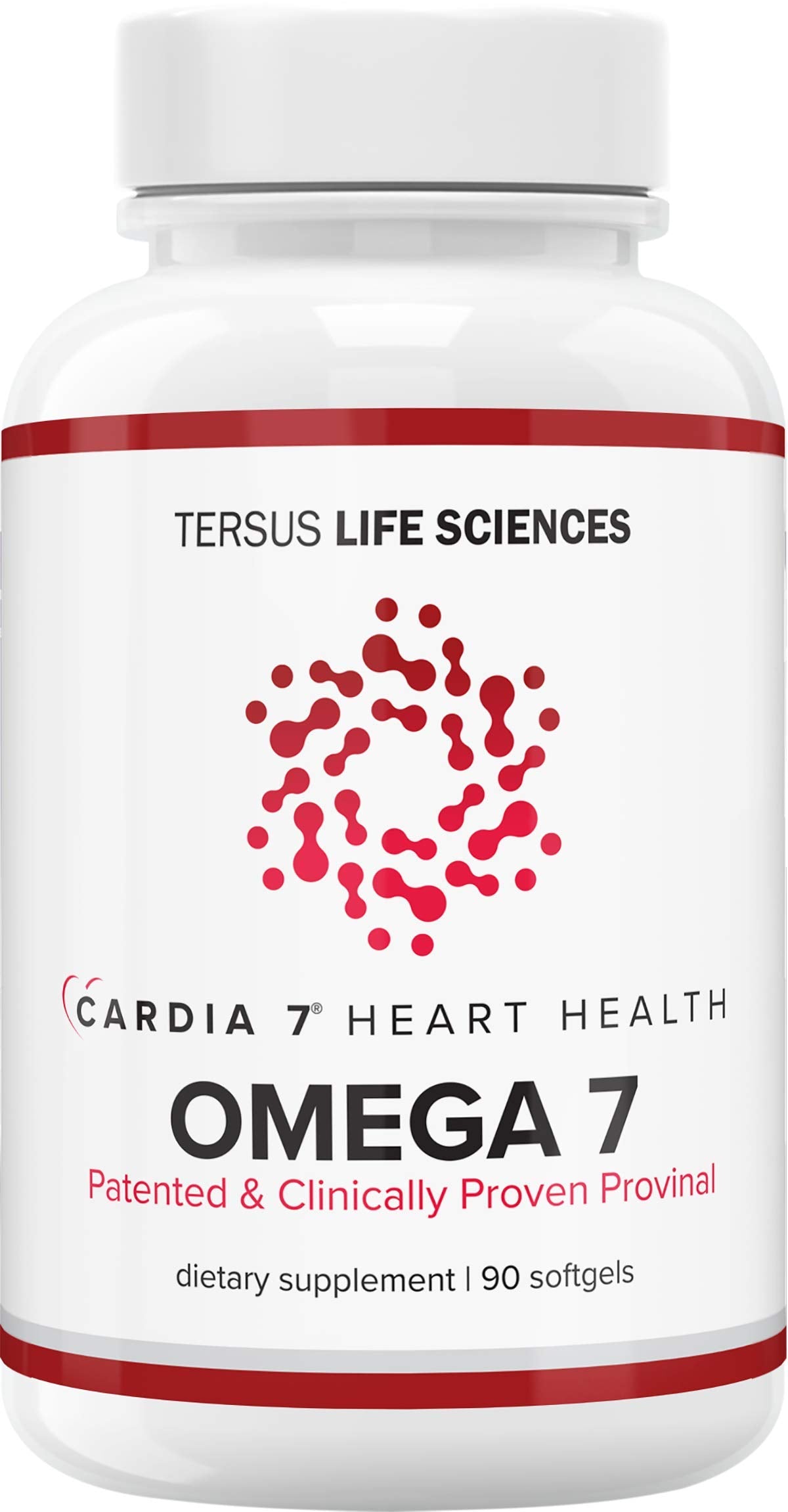CARDIA7 - Bouteille Provinal Omega-7 pour un soutien potentiel du cholestérol et de l'inflammation.