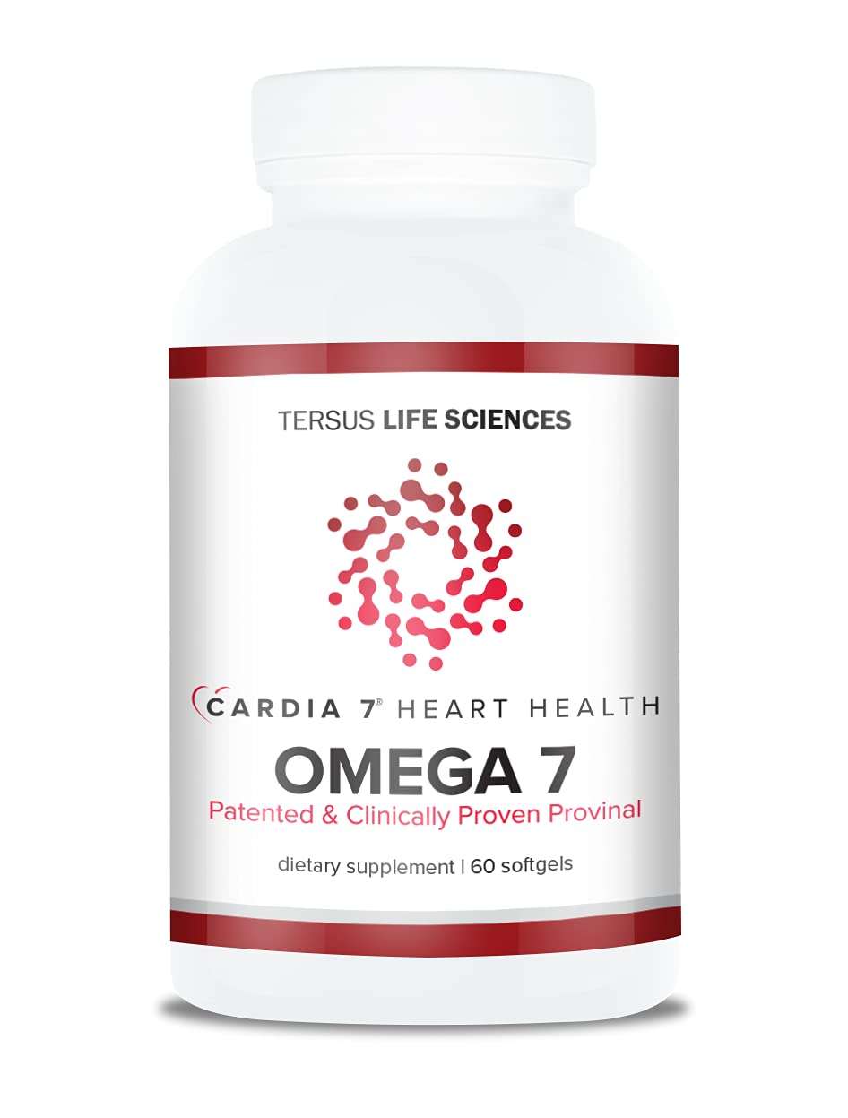 CARDIA7 Oméga 7 softgels Provinal, absorption rapide et bénéfice potentiel pour le bien-être quotidien.