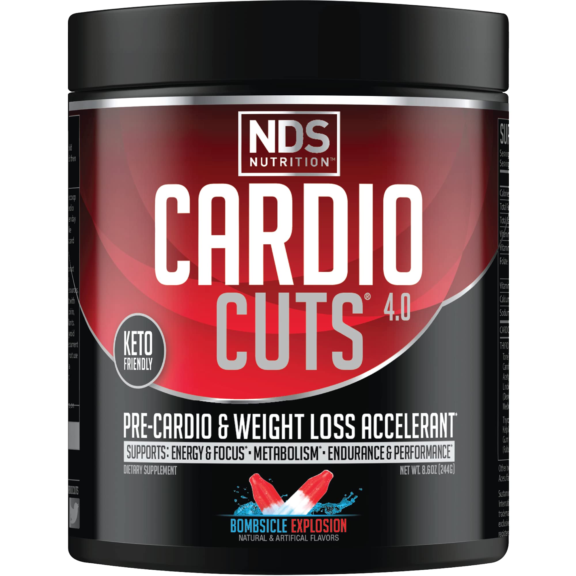 Cardio Cuts Bombsicle : bouteille prête pour le pré-entraînement et énergie.