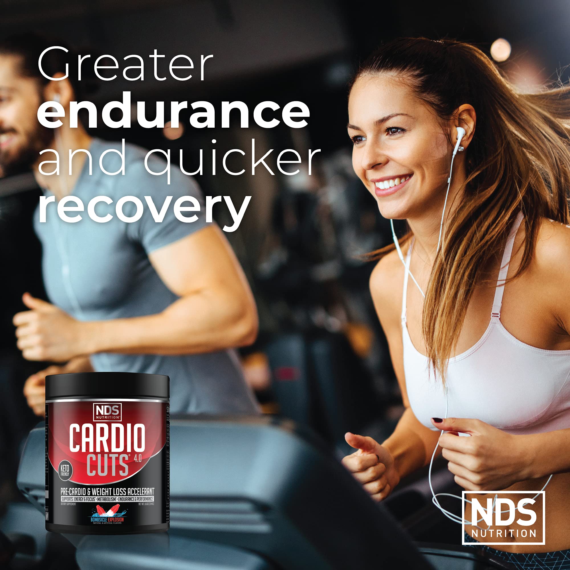 Cardio Cuts : versement facile de la bouteille avant l’effort.