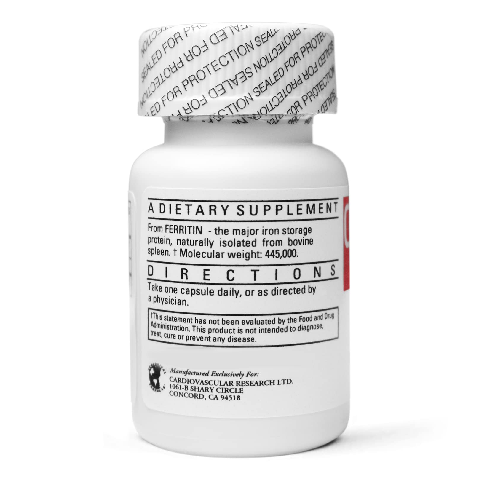Cardiovascular Research Ferritin — capsule facile à prendre, intégration simple au quotidien.