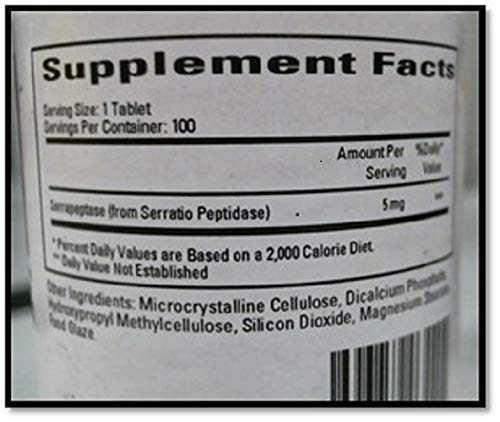 Cardiovascular Research Serraflazyme : démonstration de versement, pratique lors de la prise quotidienne.