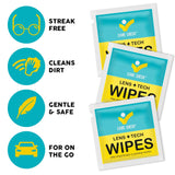 Care Check lingettes nettoyantes pack compact pratique en déplacement.