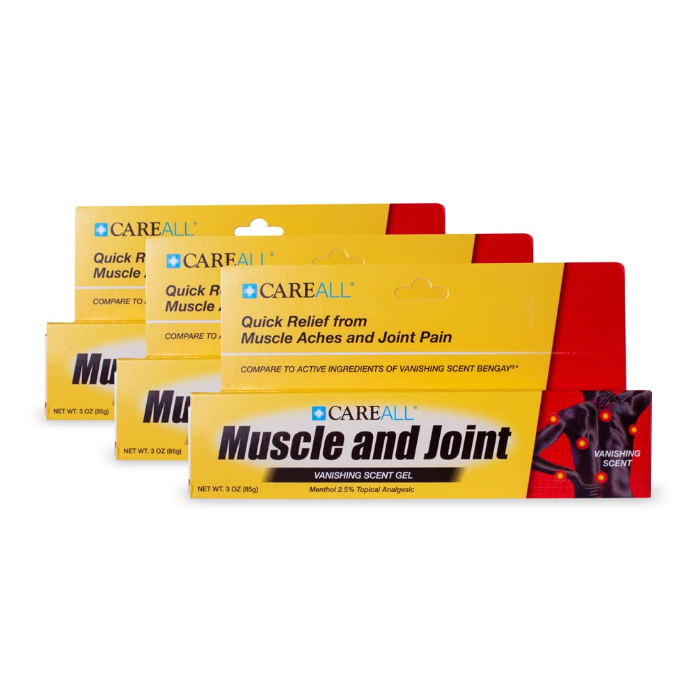 CareAll Gel Muscle et Articulations : bouteille prête pour l'application ciblée.