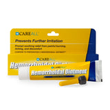CareAll pommade hémorroïdale avec applicateur, application précise et apaisement potentiel.