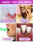 CAREDO dentifrice plaque dentaires: réduit plaque et tartre pour gencives saines.