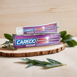 CAREDO dentifrice regeneration gencives: favorise la régénération gingivale et le confort.