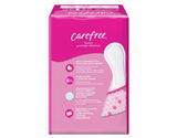 Carefree Acti-Fresh Body Shape pantiliners, conception anatomique pour un port discret et confortable.