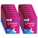 Carefree Acti-Fresh protège-slips ultra-fins dans un emballage pratique, prêt à emporter.
