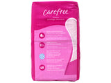 Pantiliner Carefree Extra Long avec adhésif stable pour tenue fiable en déplacement.