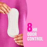 Carefree Liner Thong Regular, ailes en place pour un maintien sûr.
