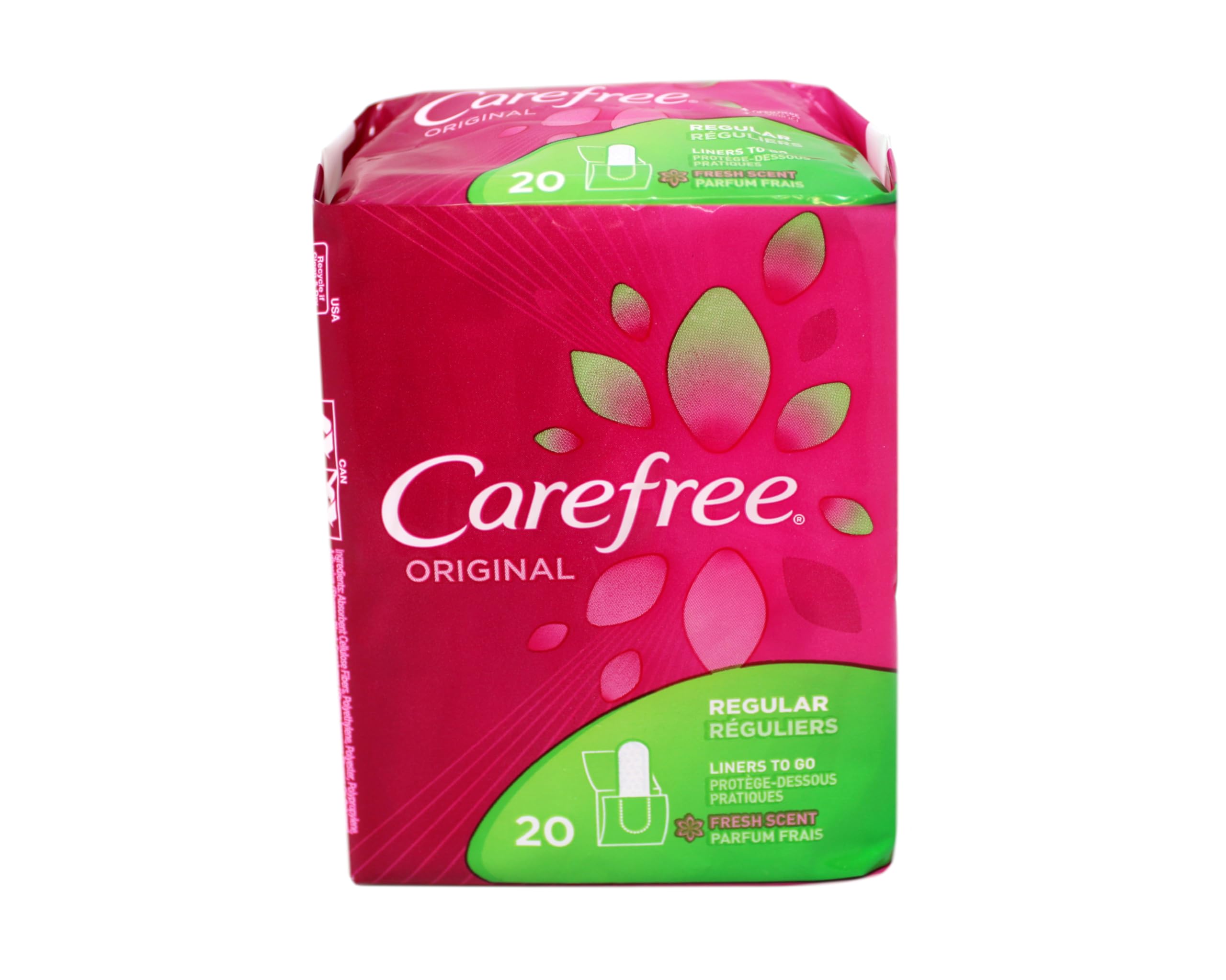 Carefree Original Pantiliners Senteur frais et sensation de propreté durable.