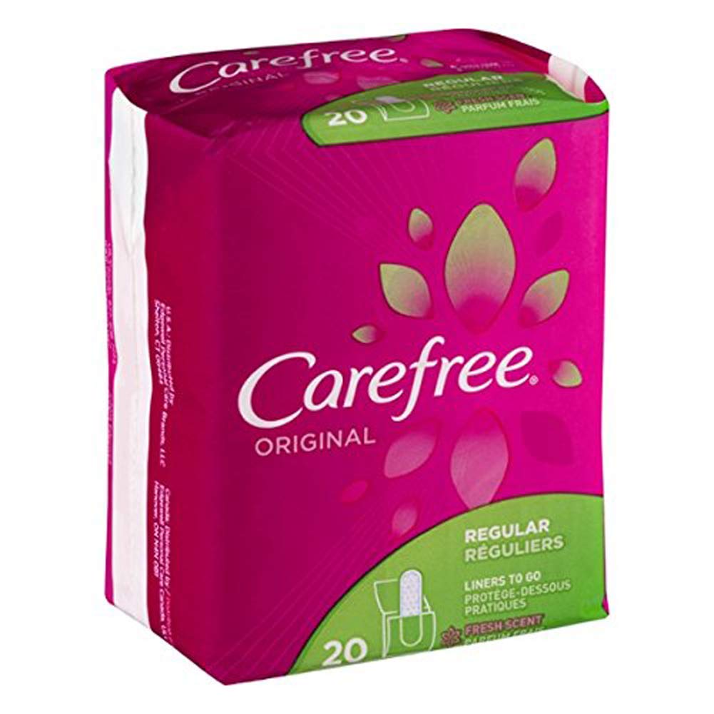 Carefree protège-slips Original à emporter, emballage individuel, fraîcheur pratique partout.