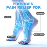 Pansement CARELAND hydrogel, adaption précise au contour du pied.