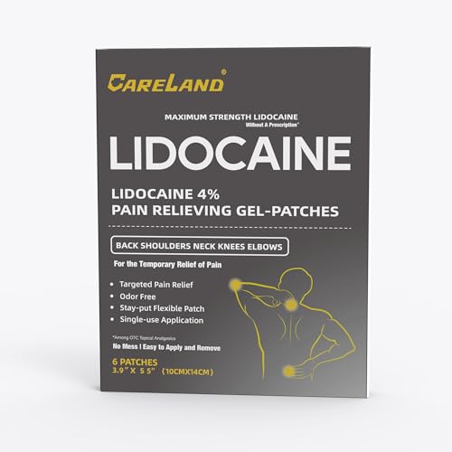 Patch CARELAND lidocaine sur cou pour relief rapide des tensions