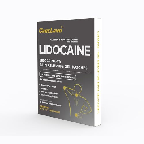 Patch CARELAND lidocaine genou pour soutien articulaire durable