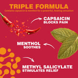 CARELAND Roll-On menthol frais : sensation fraîche et apaisante.