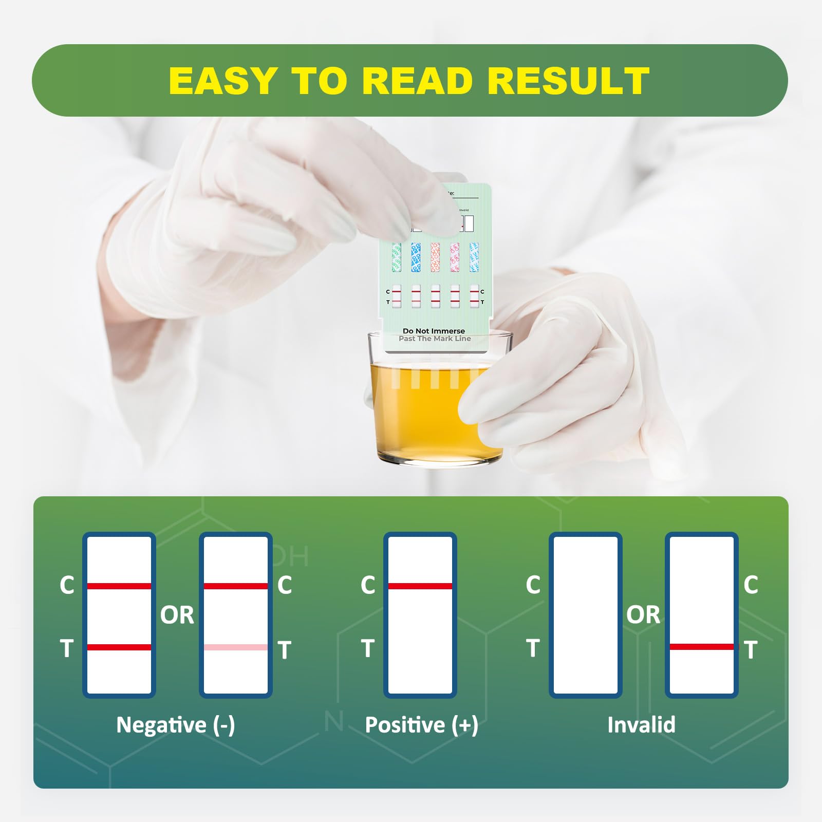 Carethetic 5-panel test cannabis-boite: résultats clairs en quelques minutes.