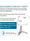 Carex Day-Light Classic Plus technologie BrightZone maximise le lux sans proximité excessive