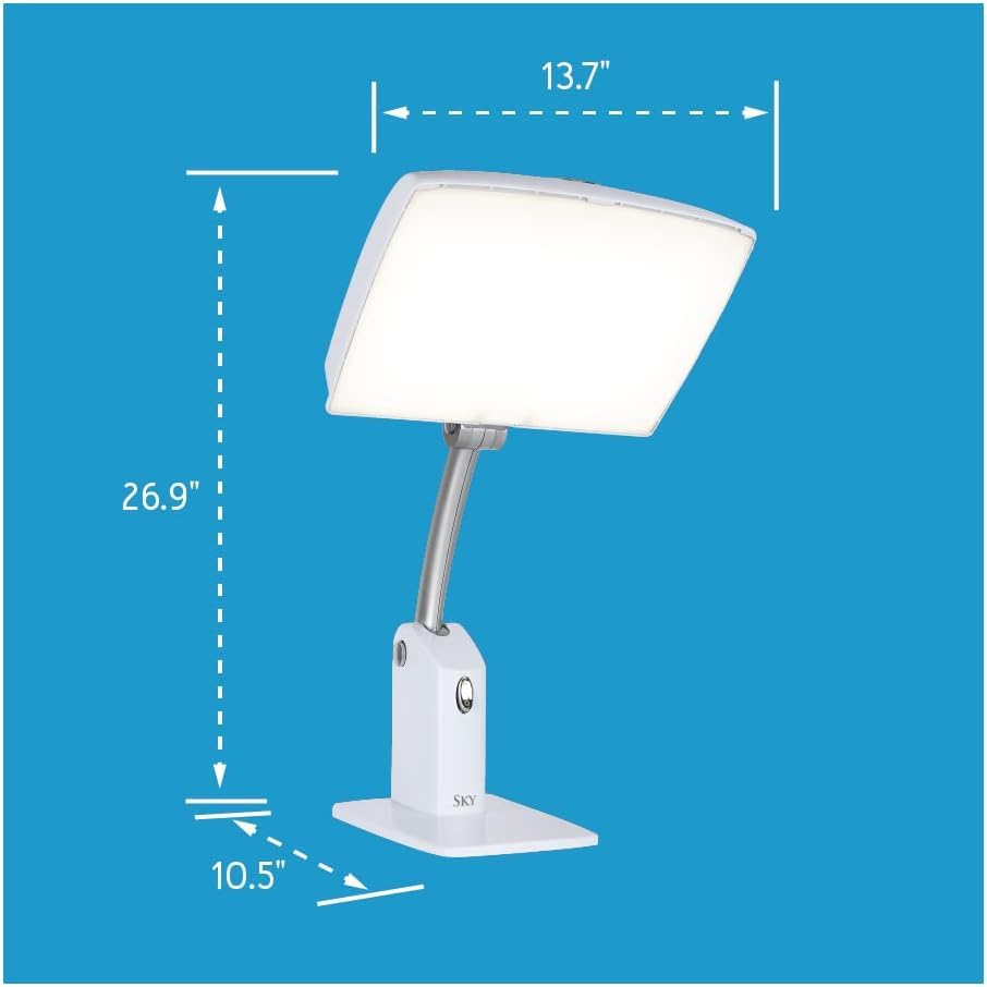 Carex Day-Light Sky design compact et discret pour maison ou bureau.