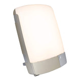 Carex Sunlite lampe de thérapie 10000 lux vue frontale et usage quotidien