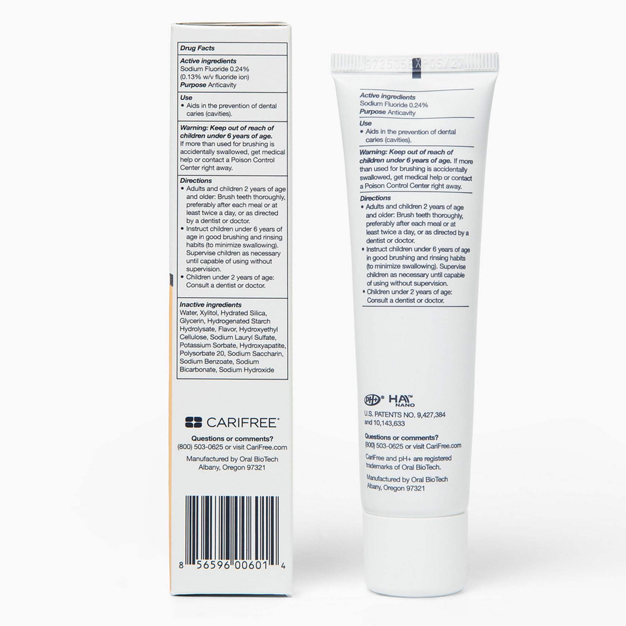 CariFree Gel 1100 recommandé par les dentistes pour un usage régulier.