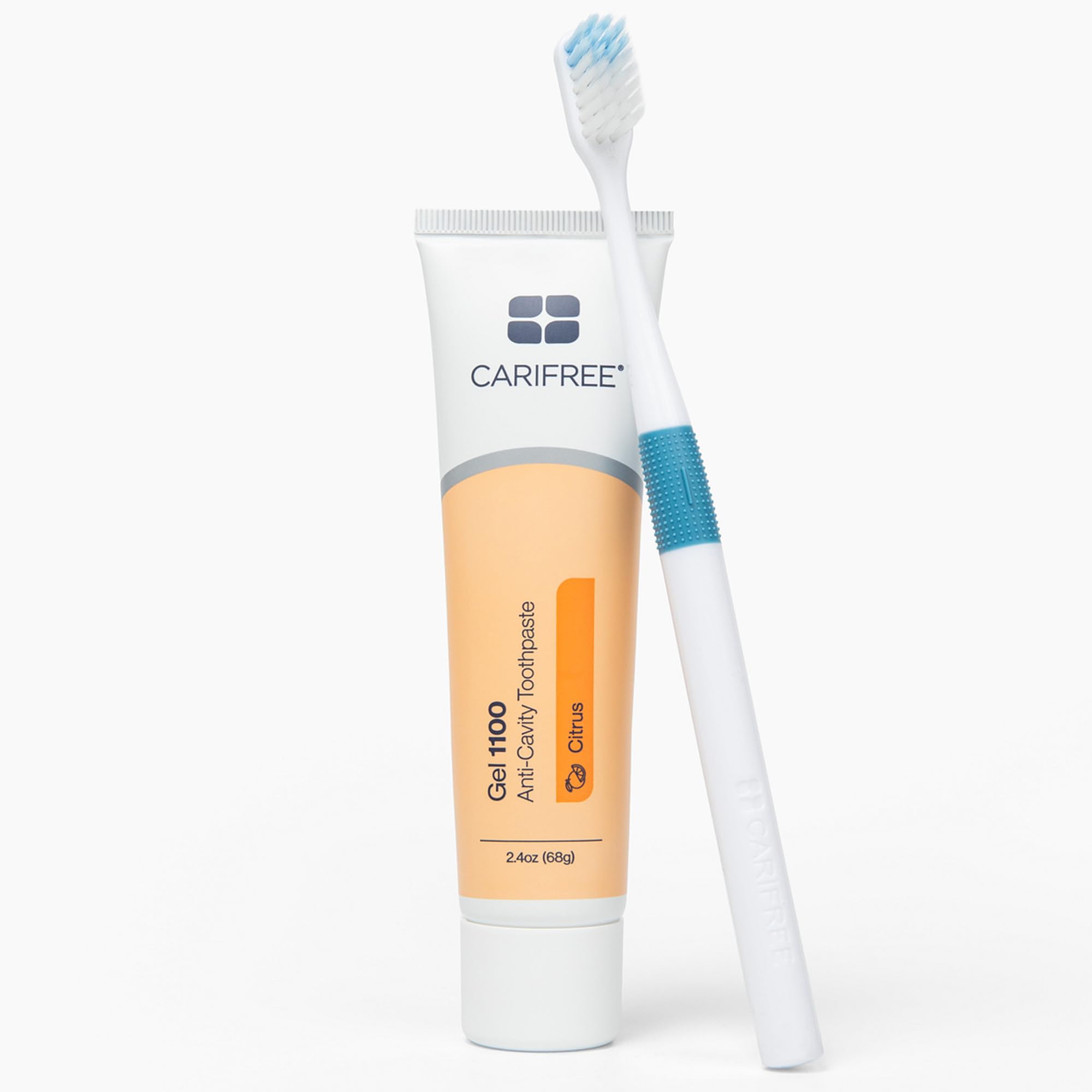 Protection de l’émail lors du brossage avec CariFree Gel 1100.