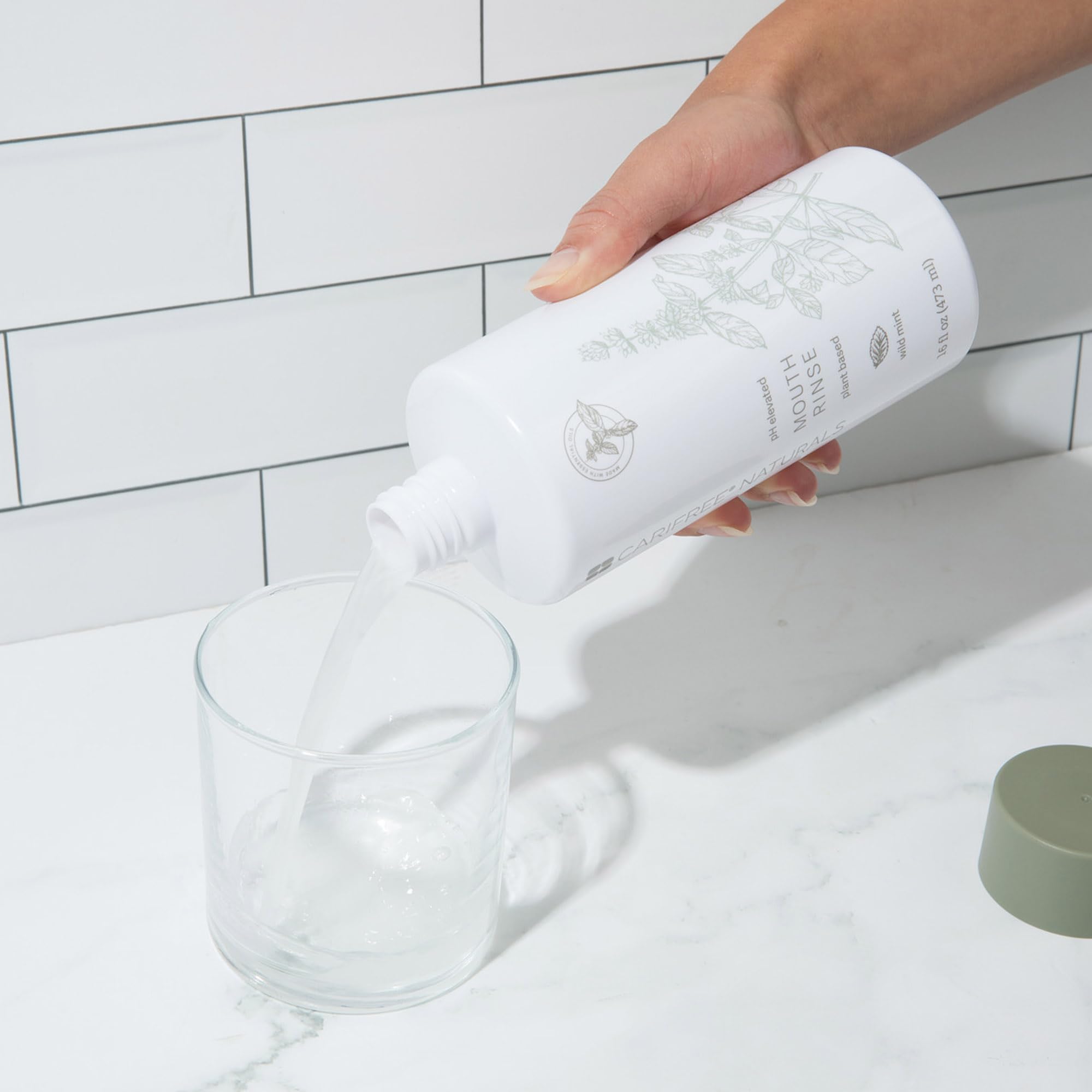 CariFree Naturals flacon recyclable, utilisation quotidienne