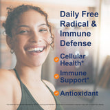 Carlson ACES + Zn – représentation des nutriments vitamines A, C, E et zinc