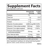 Carlson ACES + Zn – Plan rapproché sur l’étiquette, informations claires.