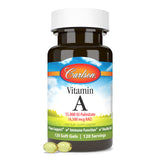 Carlson vitamine A palmitate – étiquette et numéro de lot, traçabilité et contrôle qualité.