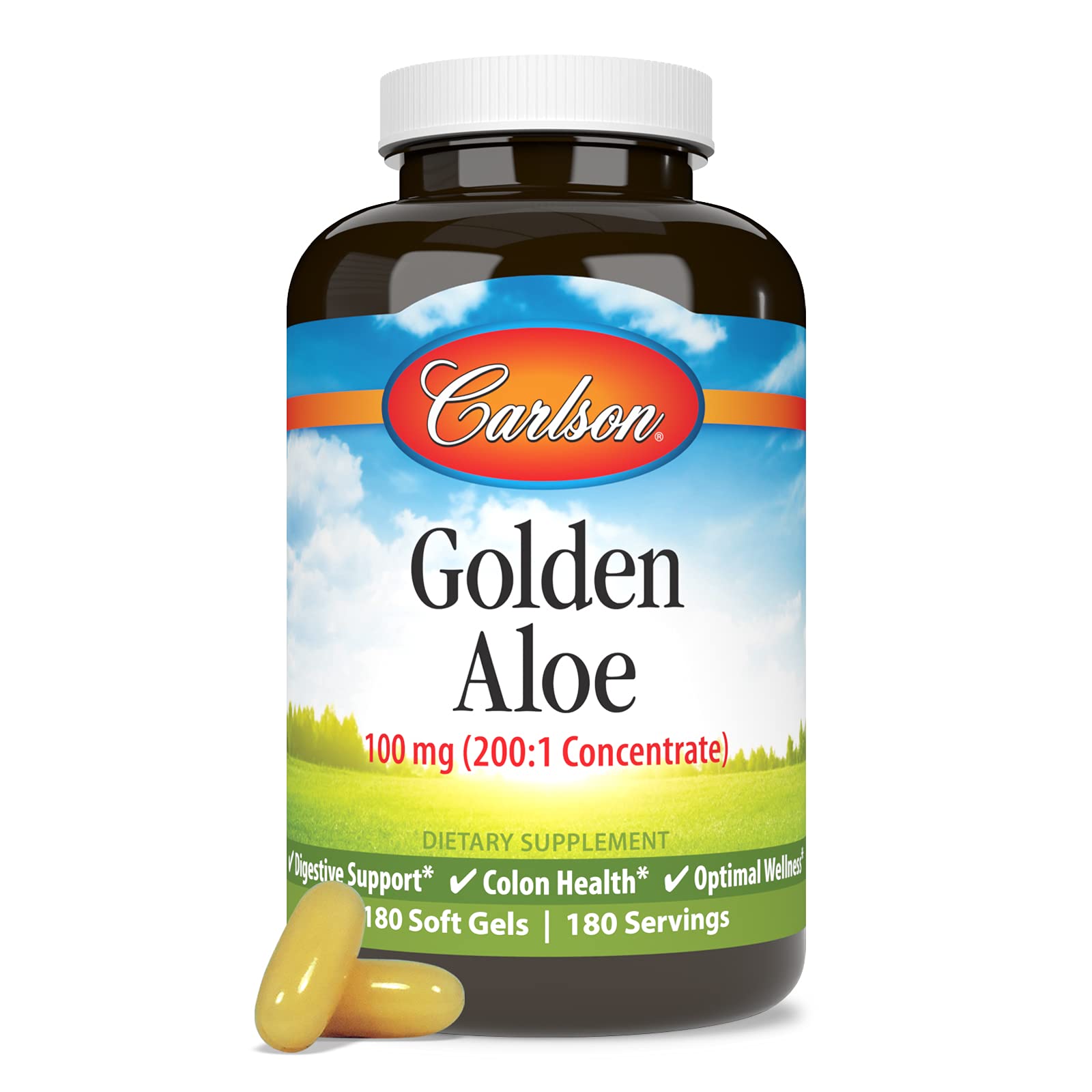 Carlson Aloe versement-gelules : facilité de versement des gélules avant ingestion.