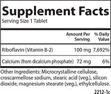 Carlson B-2 riboflavine visuelle soutien vision et clarté