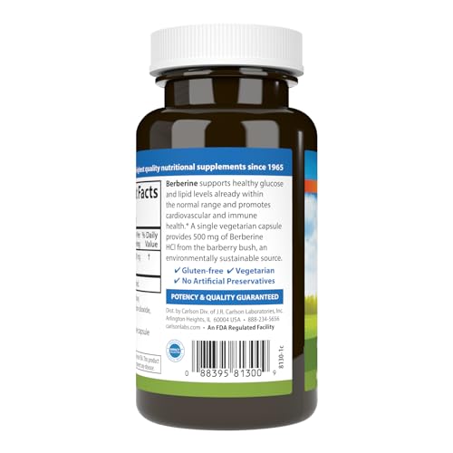 Carlson Berberine, etiquette durable, source epine-vinette ecologique.