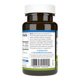 Carlson Biotine étiquette lisible garantissant qualité et dosage fiable.