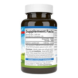 Carlson C-Gels 1000 mg, étiquette claire avec informations sur le produit et les bénéfices.
