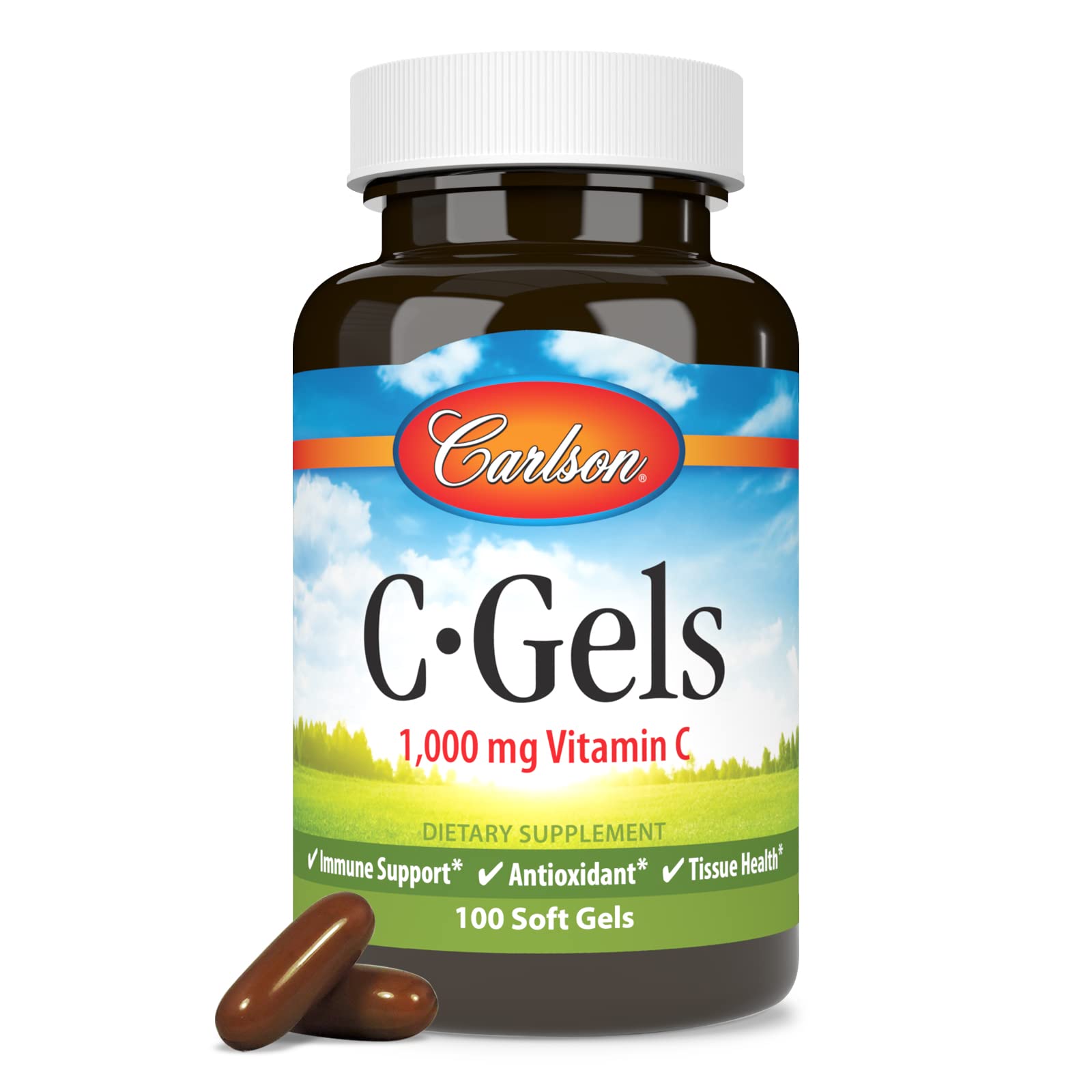 Carlson C-Gels 1000 mg, preuve de puissance et de qualité garanties.