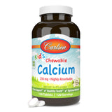 Carlson Calcium Enfant, boîte vanille, soutient potentiellement les os et les dents en croissance.