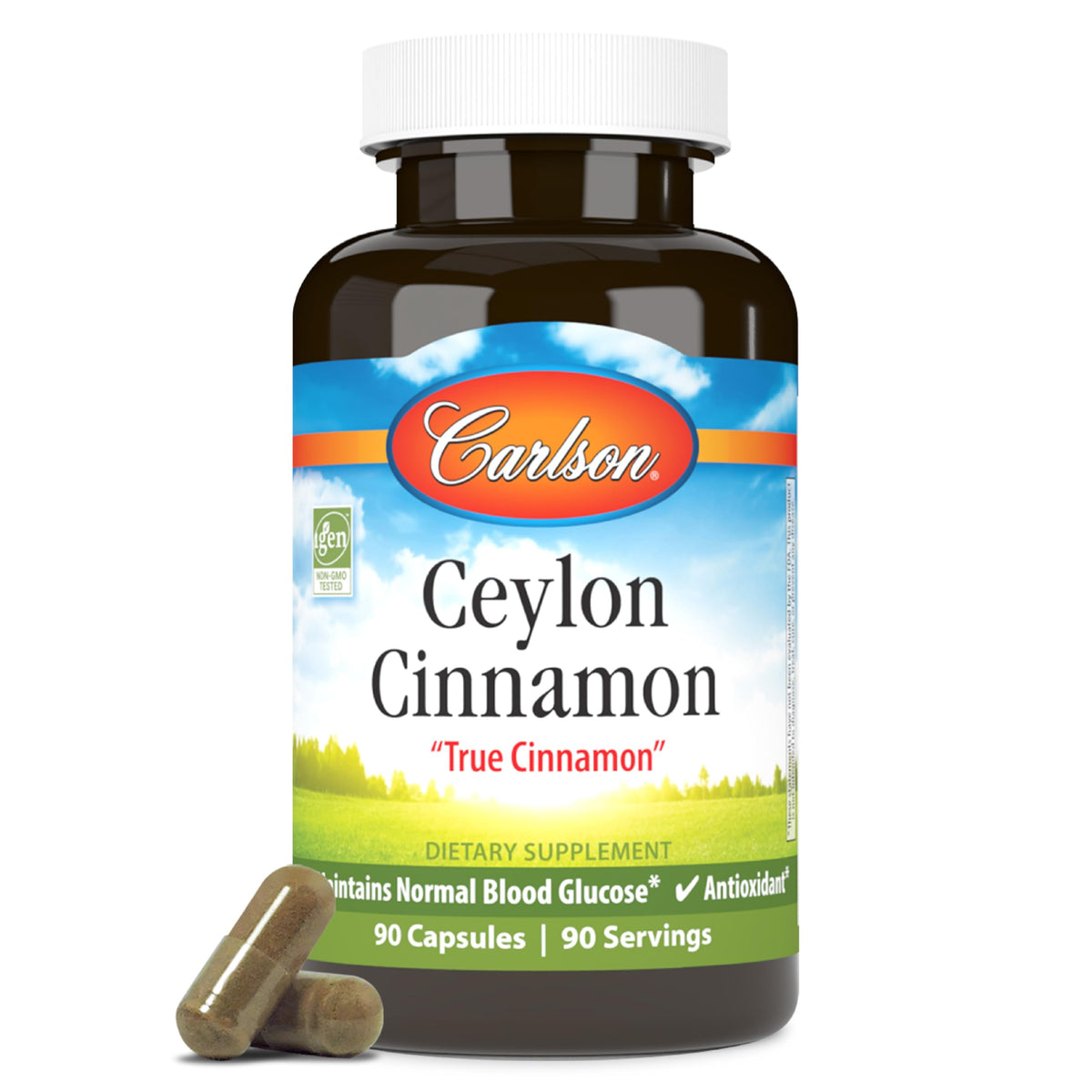 Carlson Cannelle Ceylan – bouteille de 90 capsules prête à intégrer votre routine.