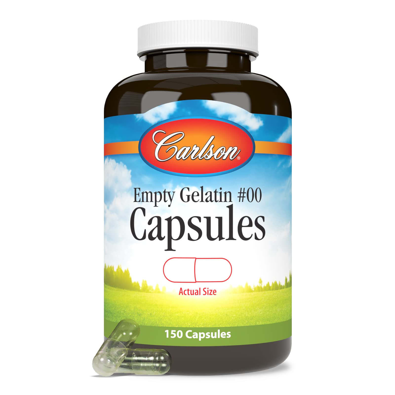 Carlson, capsules gélatine vides #00 remplissage personnalisé.