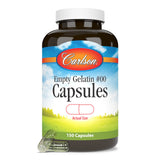 Carlson, capsules gélatine vides #00 remplissage personnalisé.