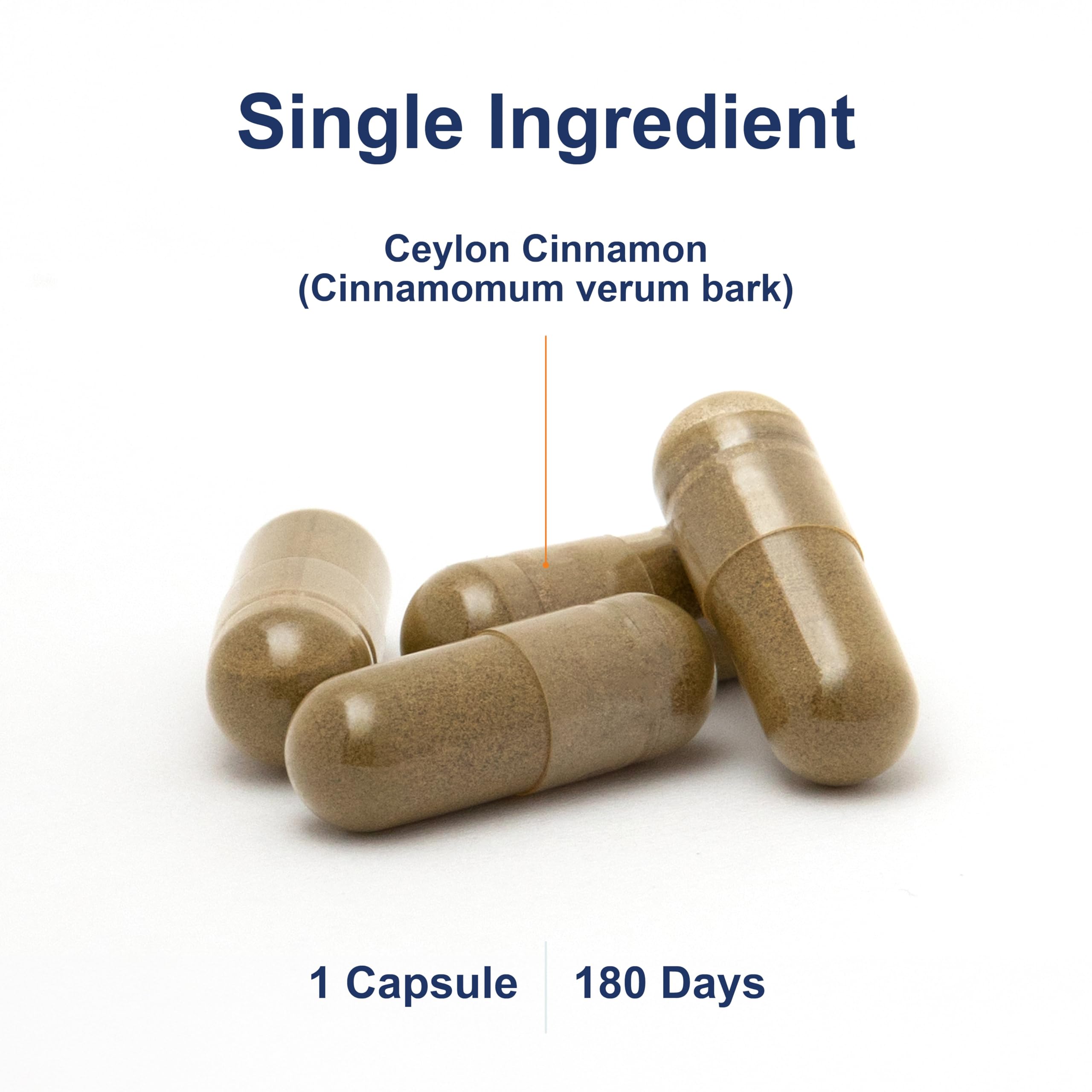 Étiquette Carlson Ceylon Cinnamon sur l'emballage pour identifier rapidement le produit.