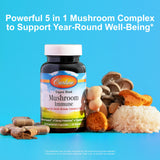 Carlson Complexe de champignons: étiquette nette et transparente.