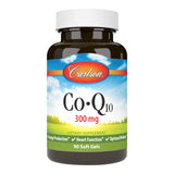Carlson CoQ10, bouteille, soutien potentiel à l'énergie quotidienne.