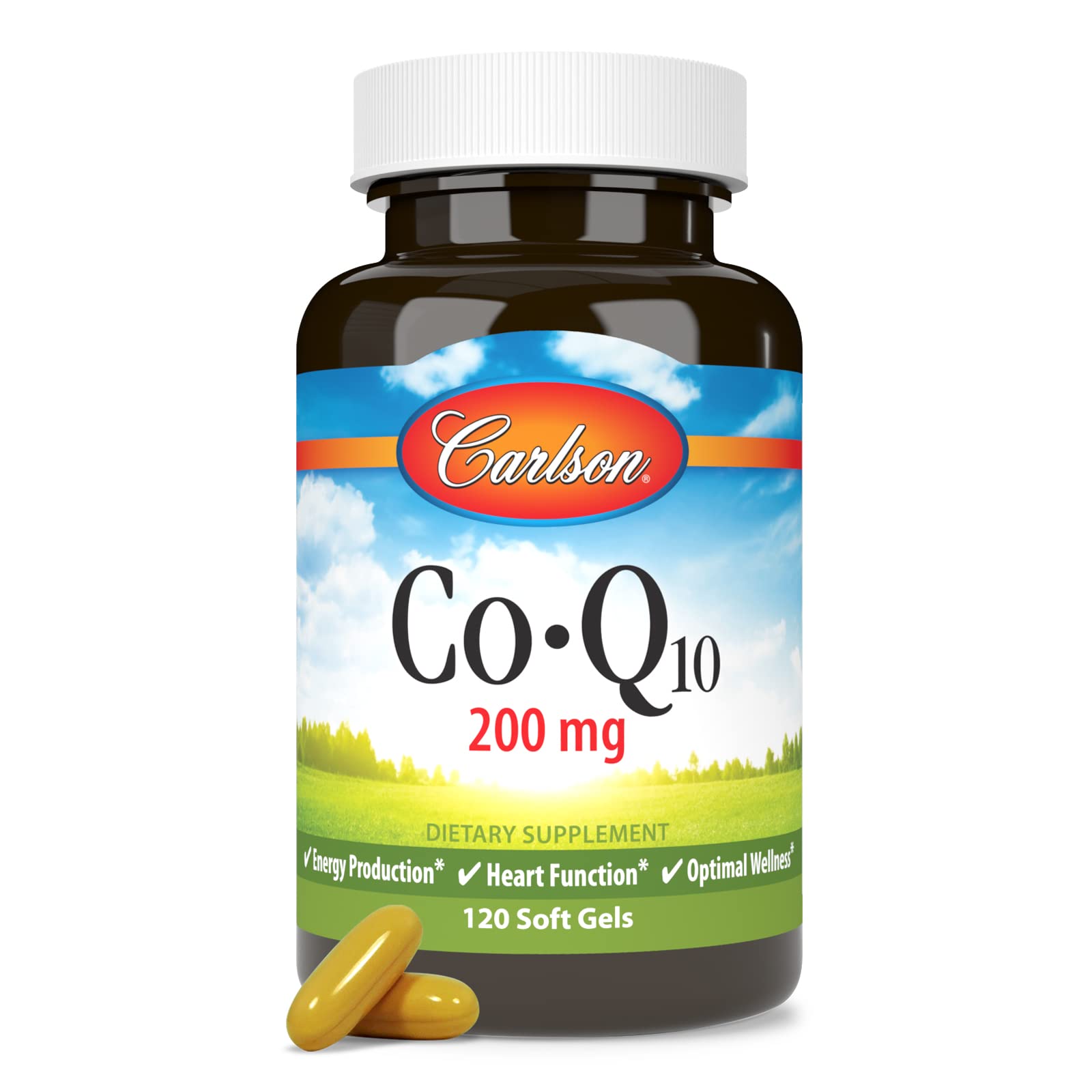Carlson CoQ10 - emballage produit, présentation soignée.