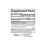 Carlson D3 + K2, dosage visible sur l'emballage
