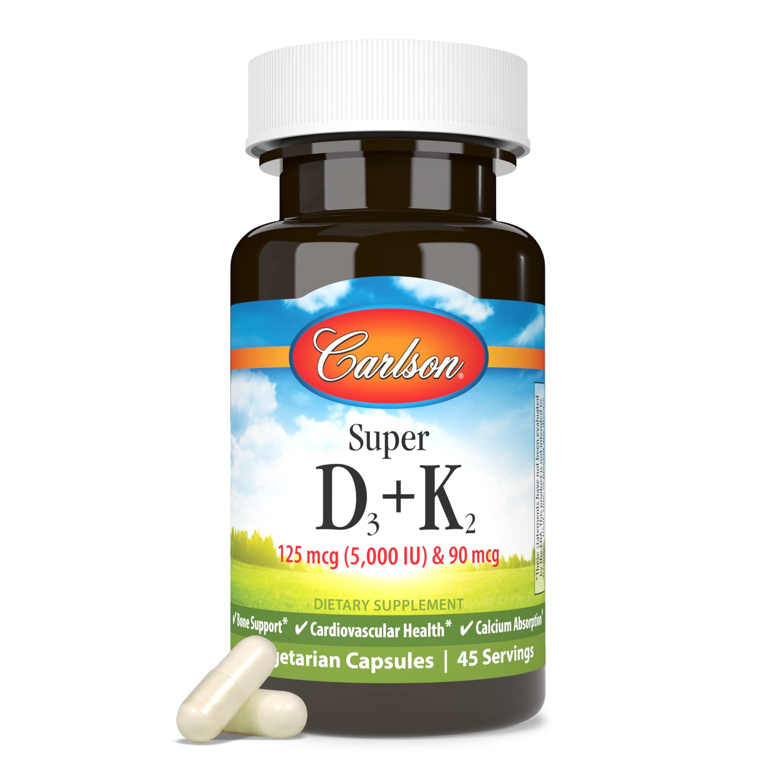 Carlson D3 + K2, emballage clair, produit testé et approuvé
